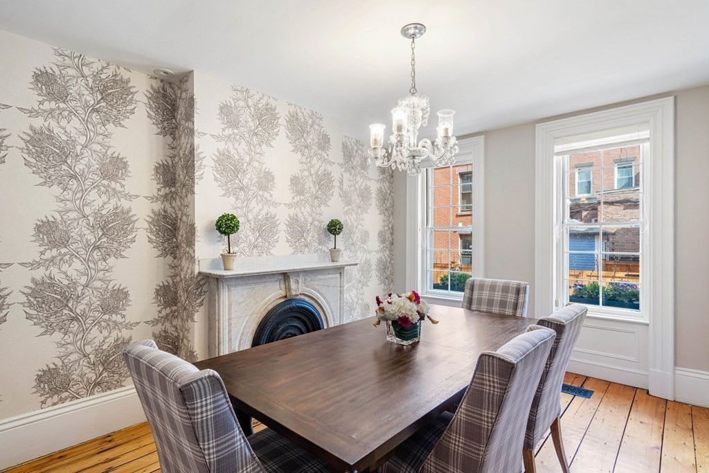 12 Cedar Street Boston, MA 02129 - Photo 3 of 23 a view of a dining room with furniture window and outside view