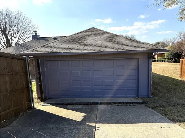 a backyard of a house