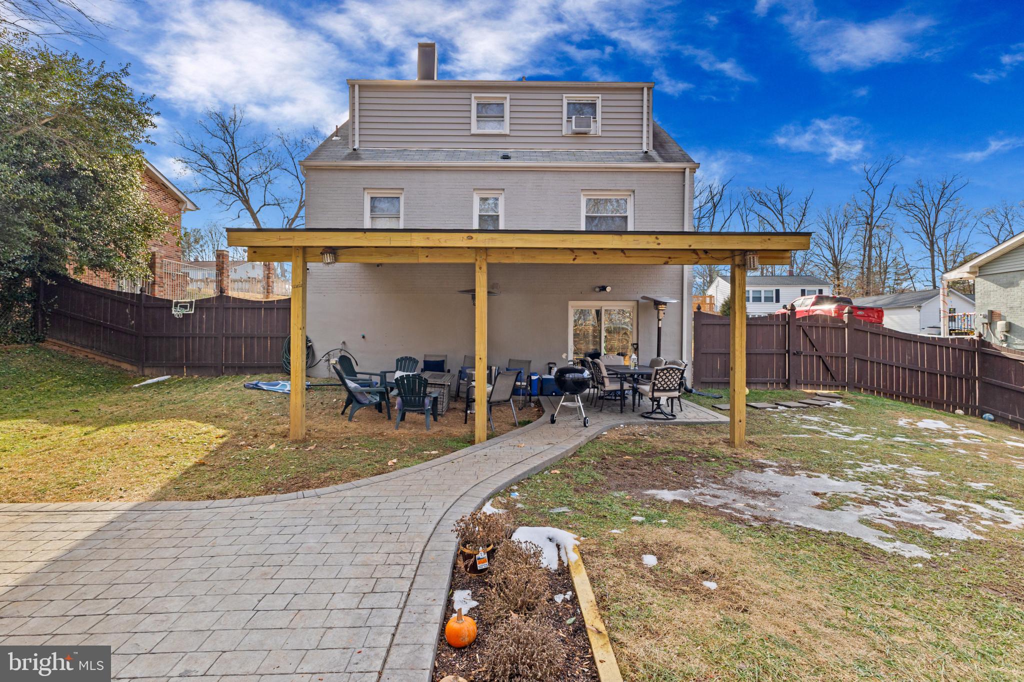 14509 Fullerton Road Woodbridge, VA 22193 - Photo 30 of 32 rear view of home from backyard