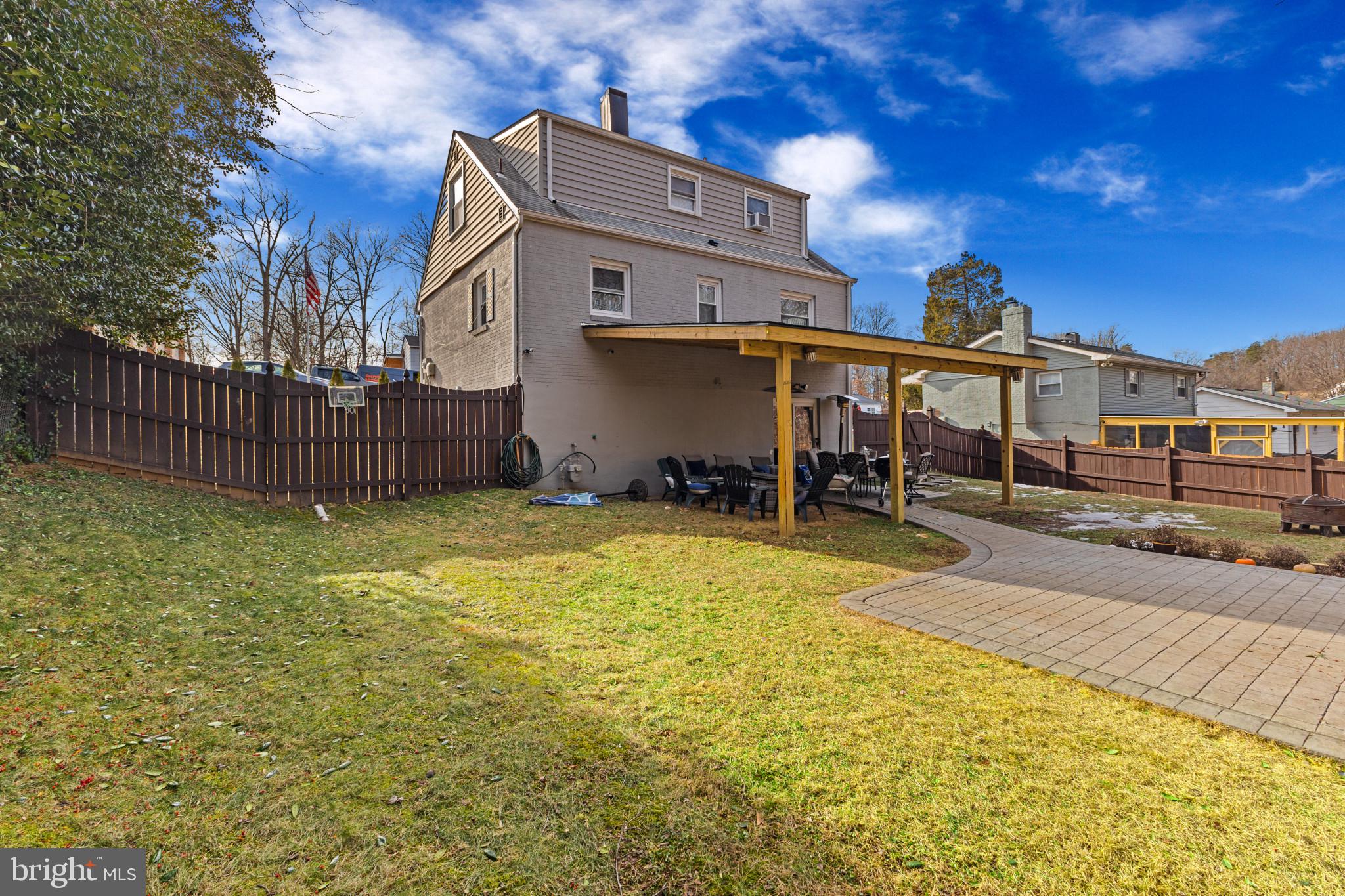 14509 Fullerton Road Woodbridge, VA 22193 - Photo 32 of 32 left view view of home from backyard