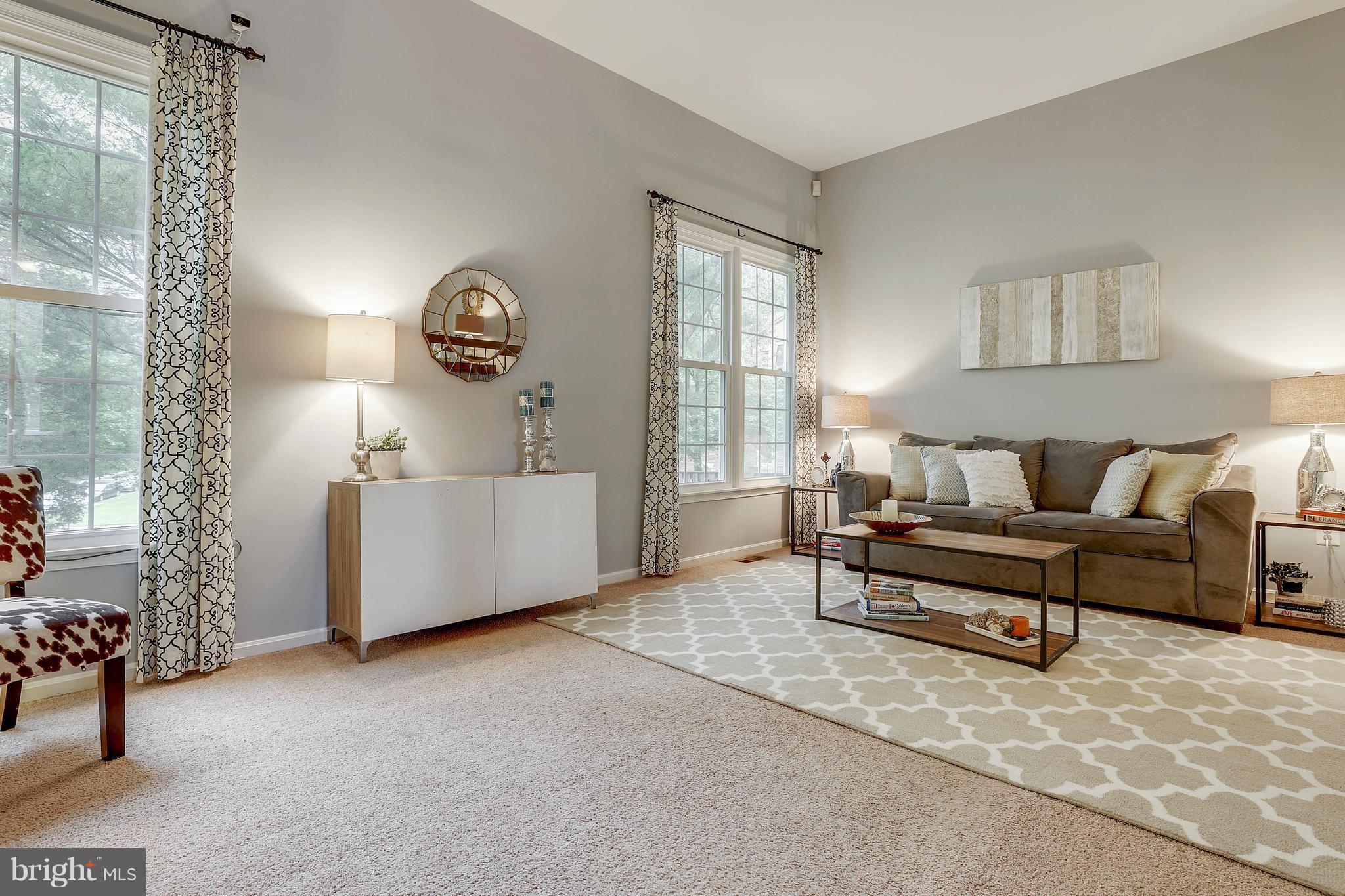 14201 Catamount Court Silver Spring, MD 20906 - Photo 11 of 29 Grand Living Room with High Ceilings