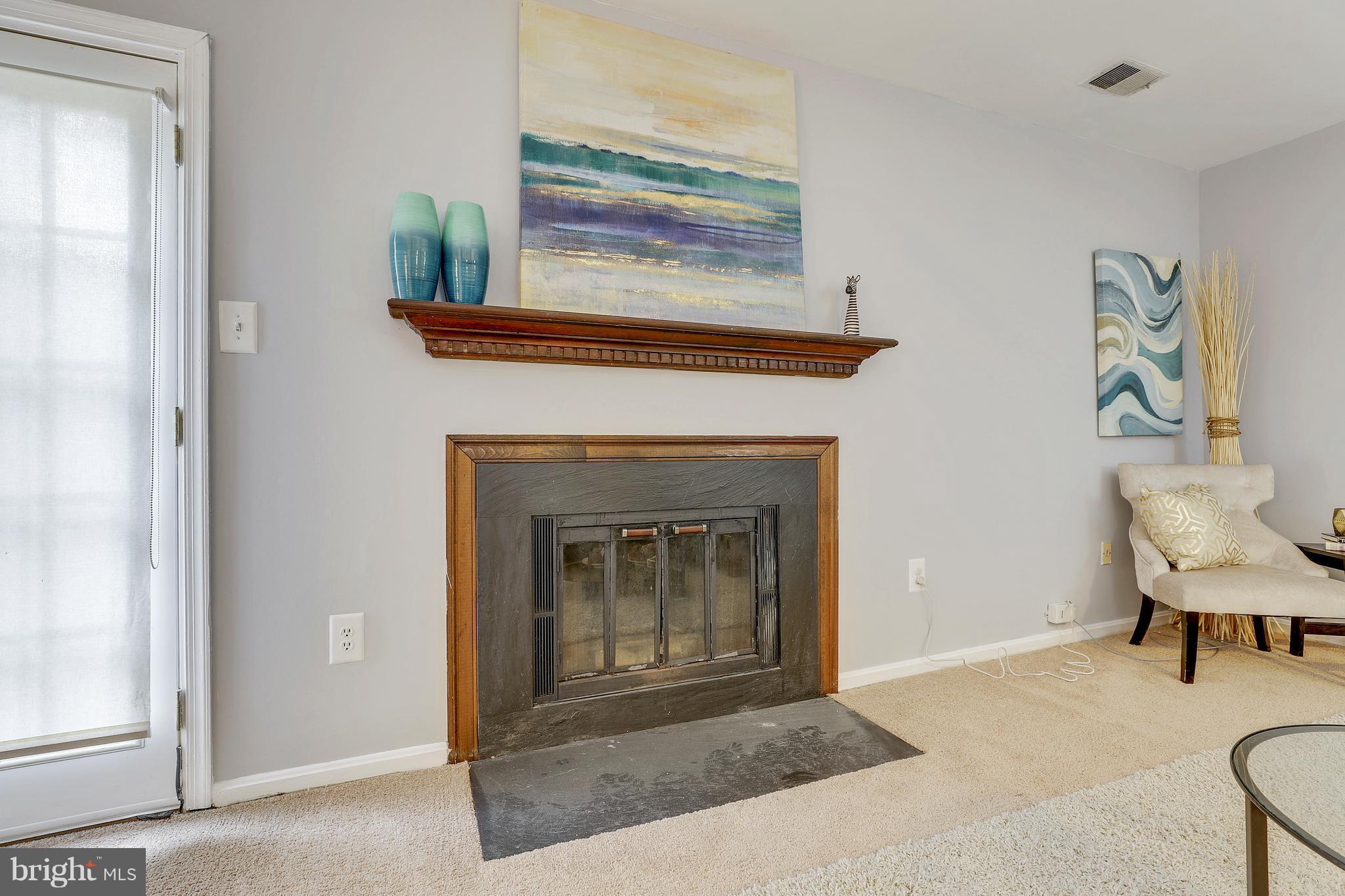 14201 Catamount Court Silver Spring, MD 20906 - Photo 23 of 29 Wood Burning Fireplace in Lower Level