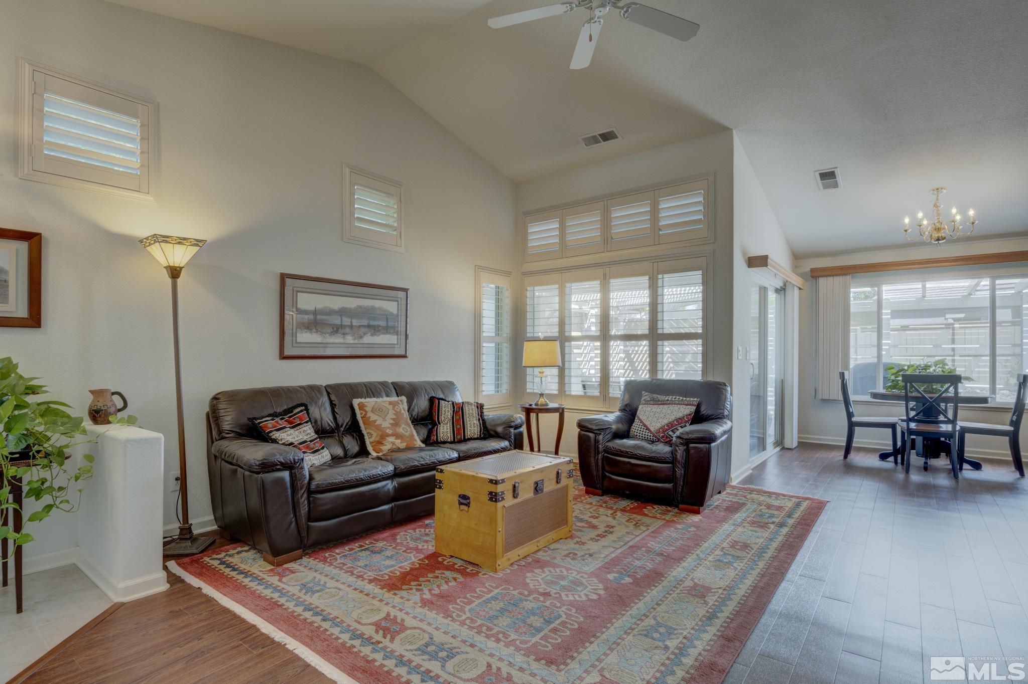 10695 Vista Bonita Lane Reno, NV 89521 - Photo 5 of 31 a living room with furniture or couch and a large window