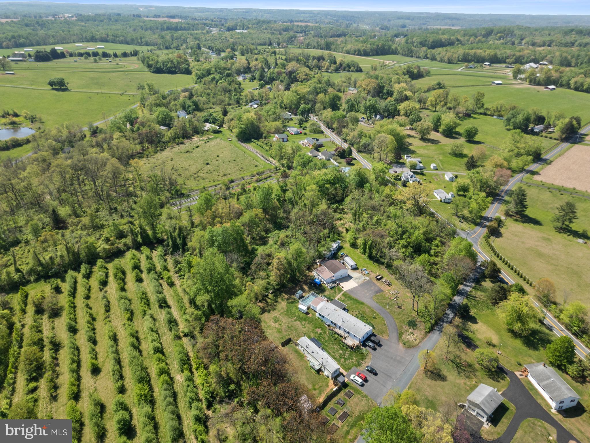 2302 Castleton Road Darlington, MD 21034 - Photo 8 of 14 an aerial view of a residential houses with outdoor space and trees