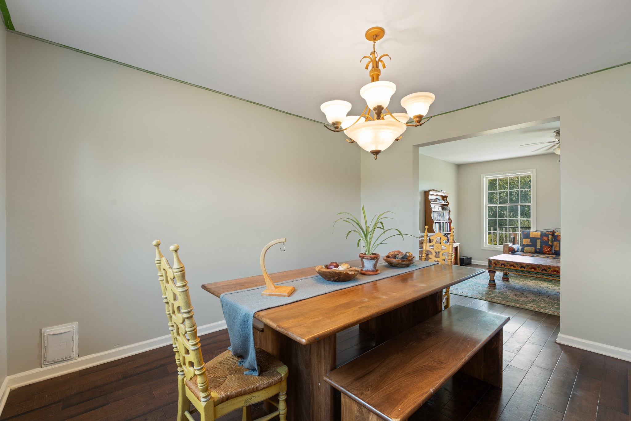 330 John Shaw Road Lewisburg, TN 37091 - Photo 19 of 41 a dining room with a table or chandelier and wooden floor