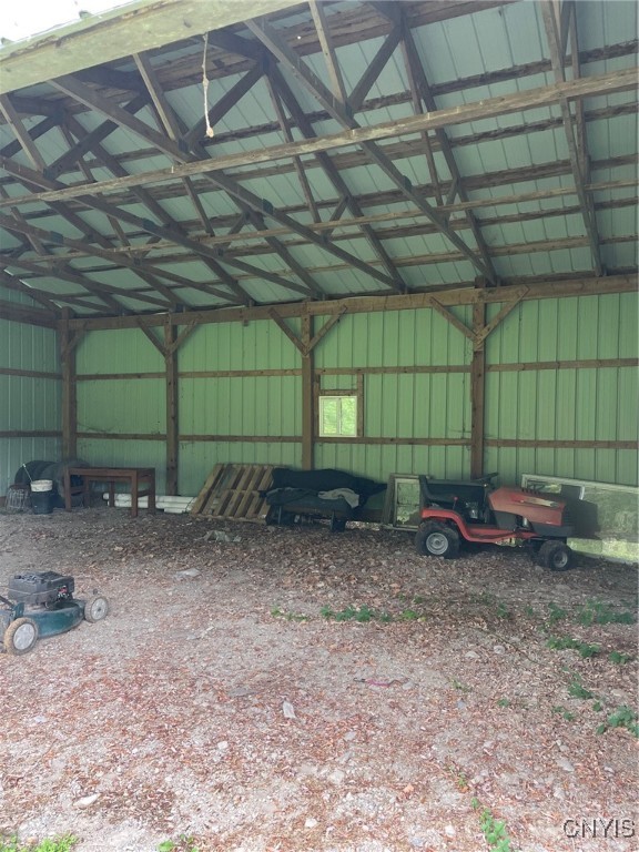 1620 Otisco Valley Road Marietta, NY 13110 - Photo 5 of 16 Interior of metal building