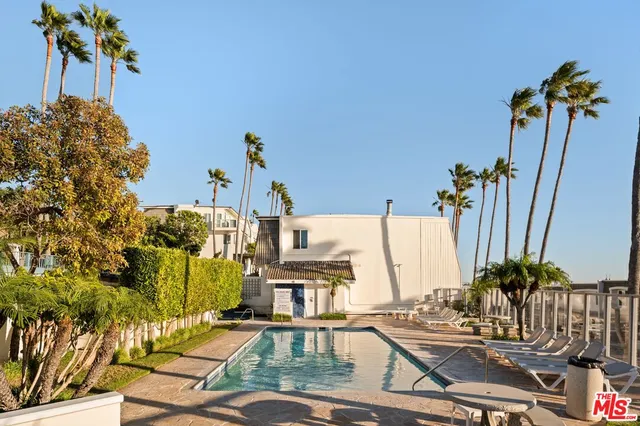 a view of an ocean from a terrace