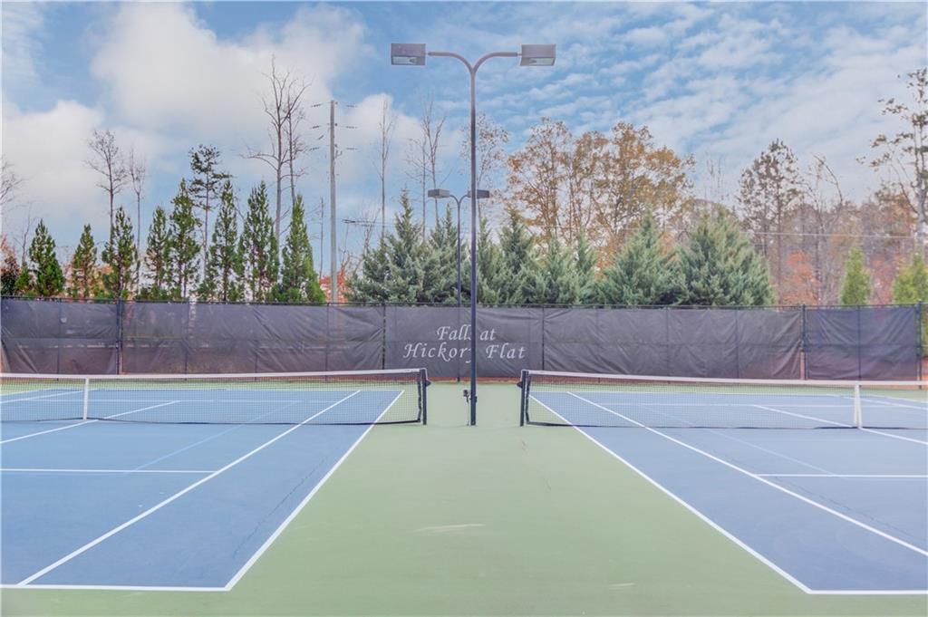 542 Flyingbolt Run Canton, GA 30115 - Photo 54 of 55 a view of a tennis court