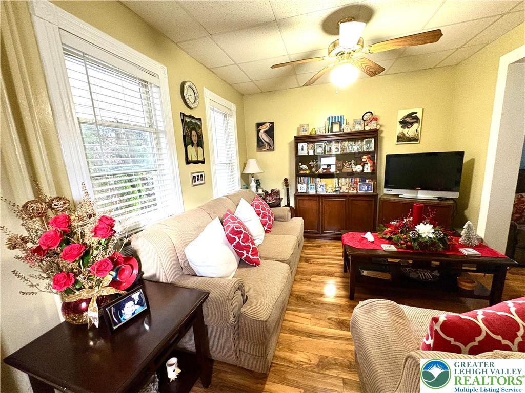 346 Messinger Street Bangor, PA 18013 - Photo 8 of 26 a living room with furniture and a potted plant