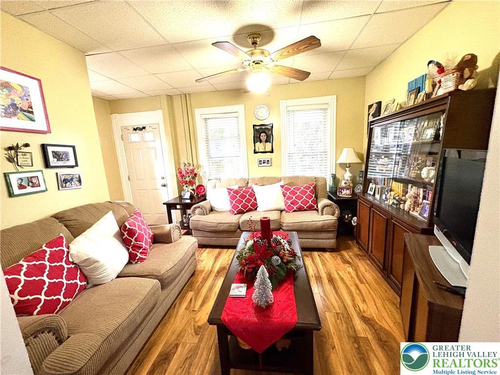 346 Messinger Street Bangor, PA 18013 - Photo 9 of 26 a living room with furniture and a flat screen tv