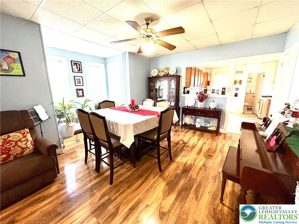 346 Messinger Street Bangor, PA 18013 - Photo 10 of 26 a view of a dining room with furniture and wooden floor