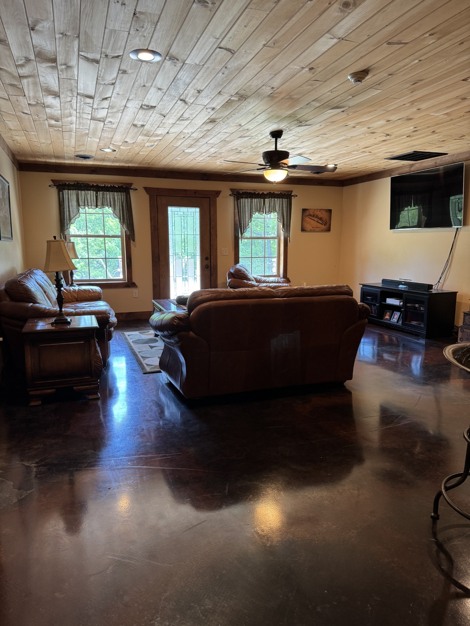 375 Autumn Ridge Lane Lafayette, TN 37083 - Photo 30 of 43 a living room with furniture a window and a chandelier