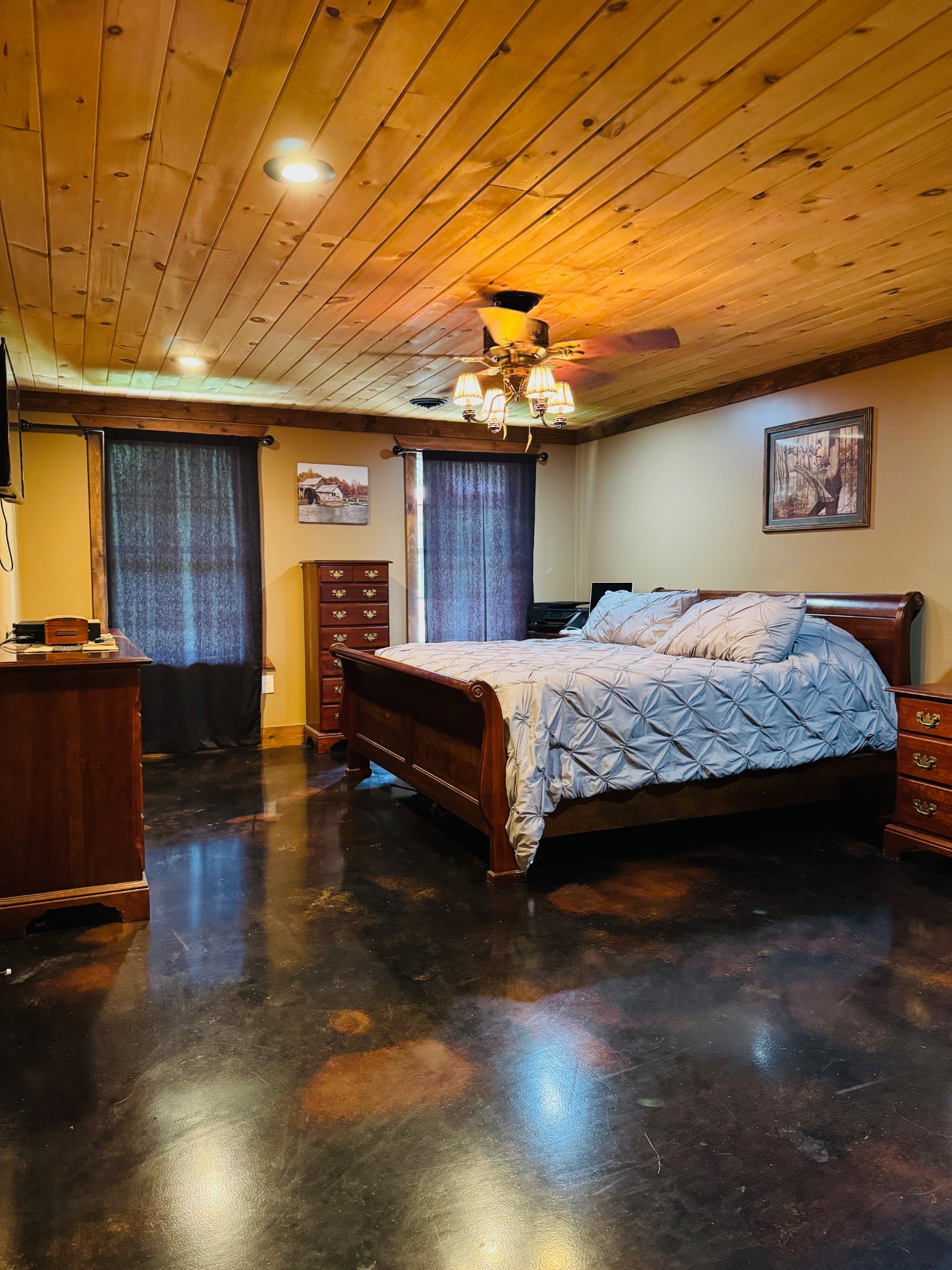 375 Autumn Ridge Lane Lafayette, TN 37083 - Photo 31 of 43 a bedroom with a bed and wooden floor