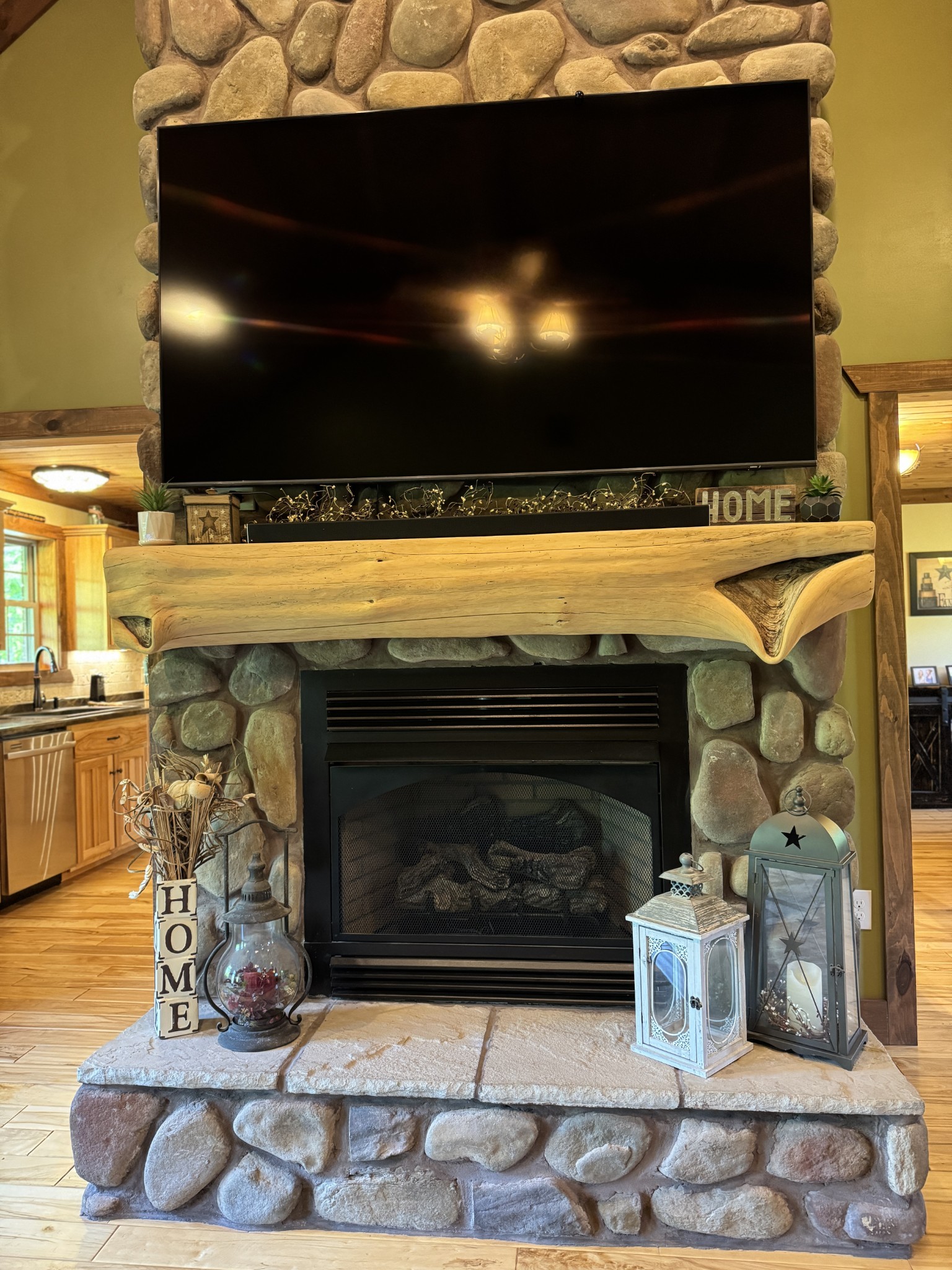 375 Autumn Ridge Lane Lafayette, TN 37083 - Photo 7 of 43 a living room with furniture and a fireplace