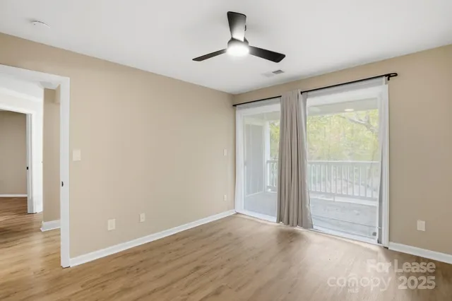 wooden floor in an empty room