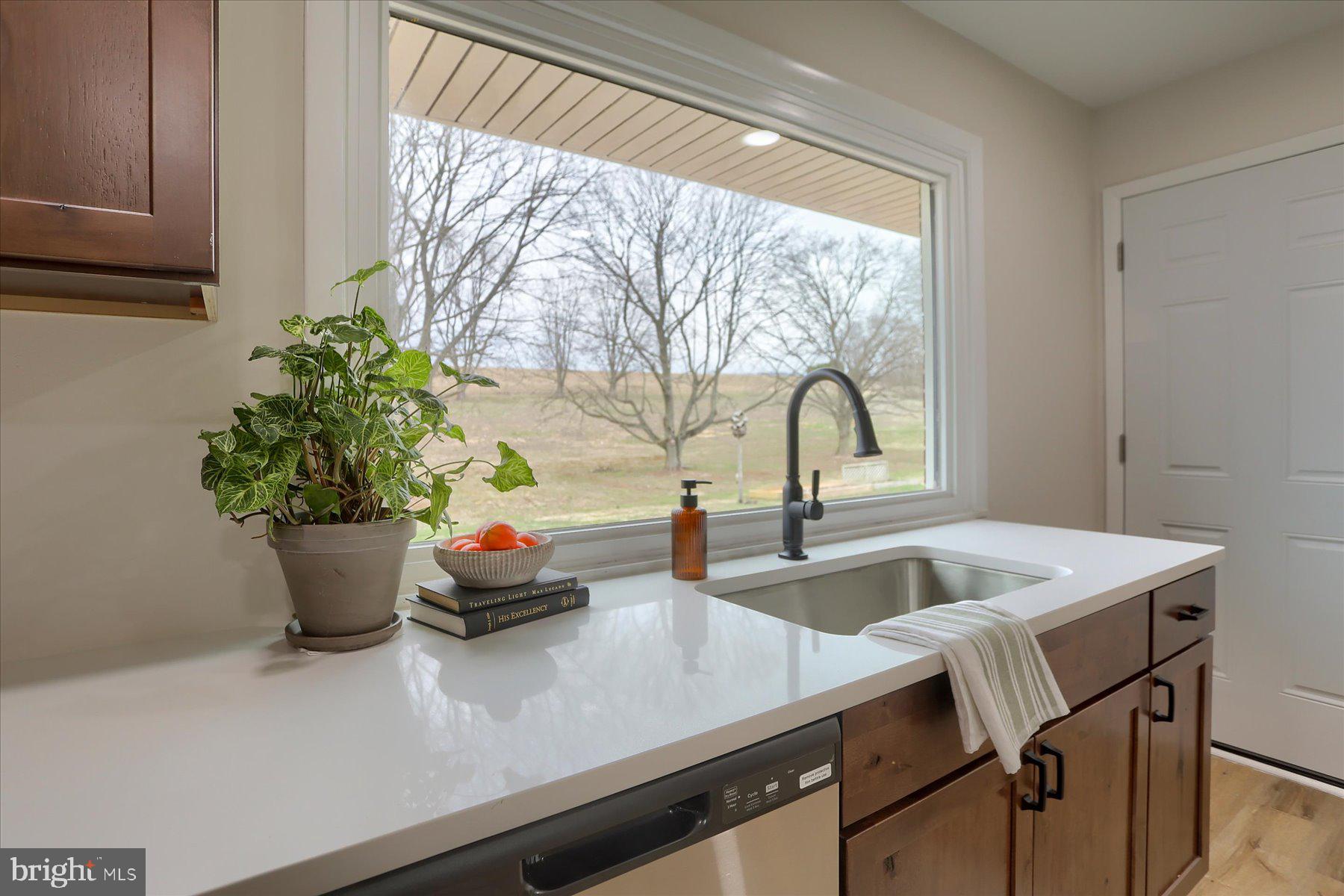1339 Berrysburg Road Millersburg, PA 17061 - Photo 16 of 42 a kitchen with a sink and a potted plant