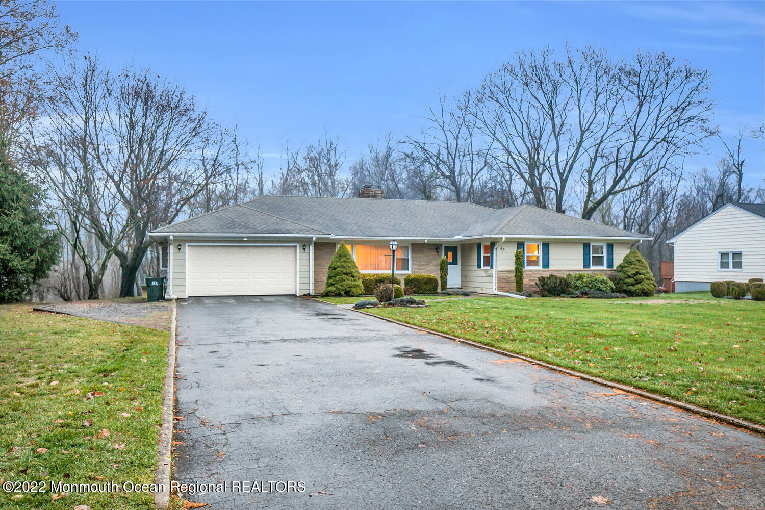 43 Ramon Boulevard Freehold, NJ 07728 - Photo 3 of 40 a front view of a house with a yard and garage