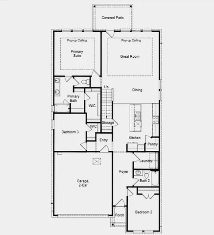 an aerial view of residential house with outdoor space and swimming pool