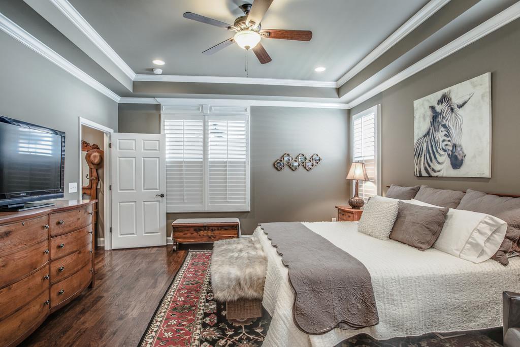 4128 Turnberry Road Spring Hill, TN 37174 - Photo 20 of 30 a bedroom with a large bed and a flat screen tv