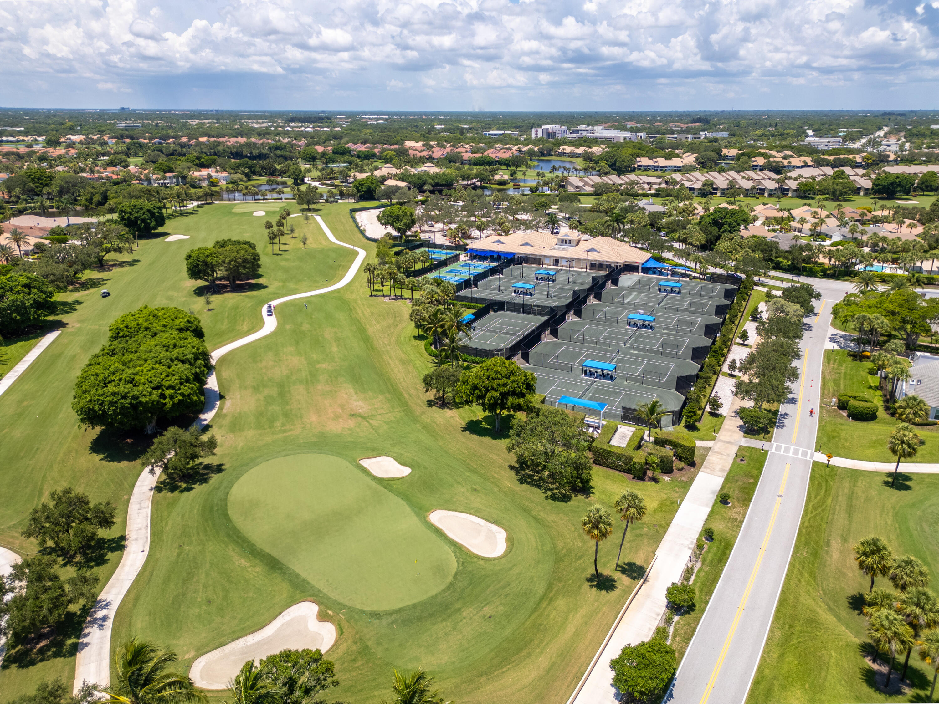 16940 Bay Street, Unit N504 Jupiter, FL 33477 - Photo 29 of 33 an aerial view of residential houses with outdoor space