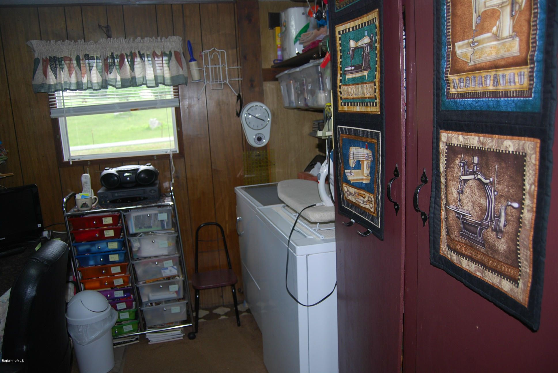196 Chapel Road Savoy, MA 01256 - Photo 18 of 22 a utility room with dryer washer and a window