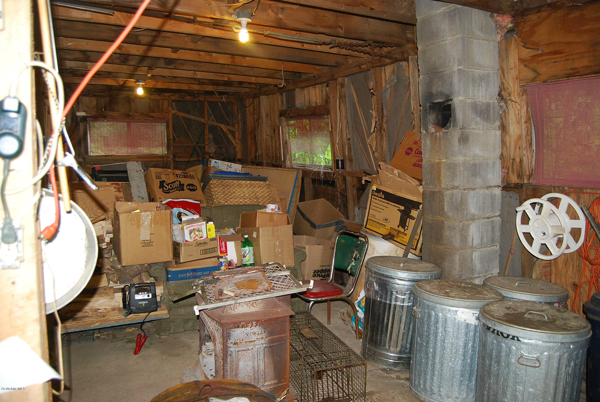 196 Chapel Road Savoy, MA 01256 - Photo 10 of 22 a storage room with washer and dryer