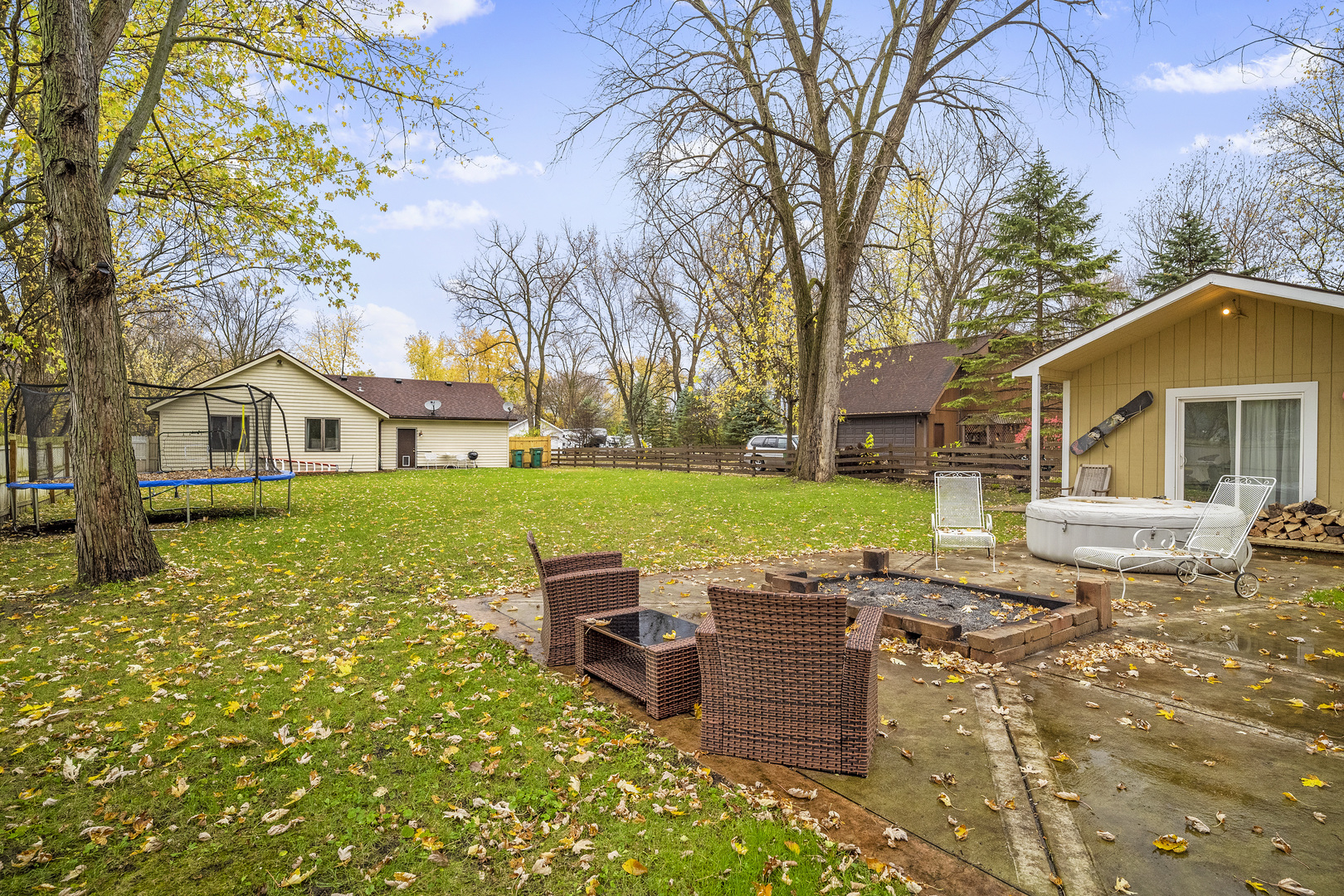 111 East Schmidt Road Braidwood, IL 60408 - Photo 17 of 23 a view of a house with backyard and sitting area