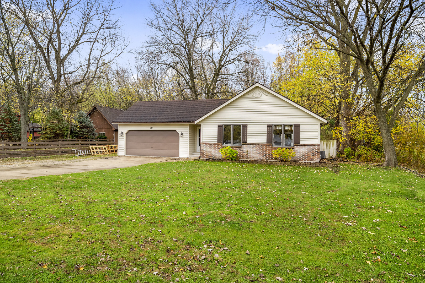 111 East Schmidt Road Braidwood, IL 60408 - Photo 21 of 23 a front view of house with yard and green space