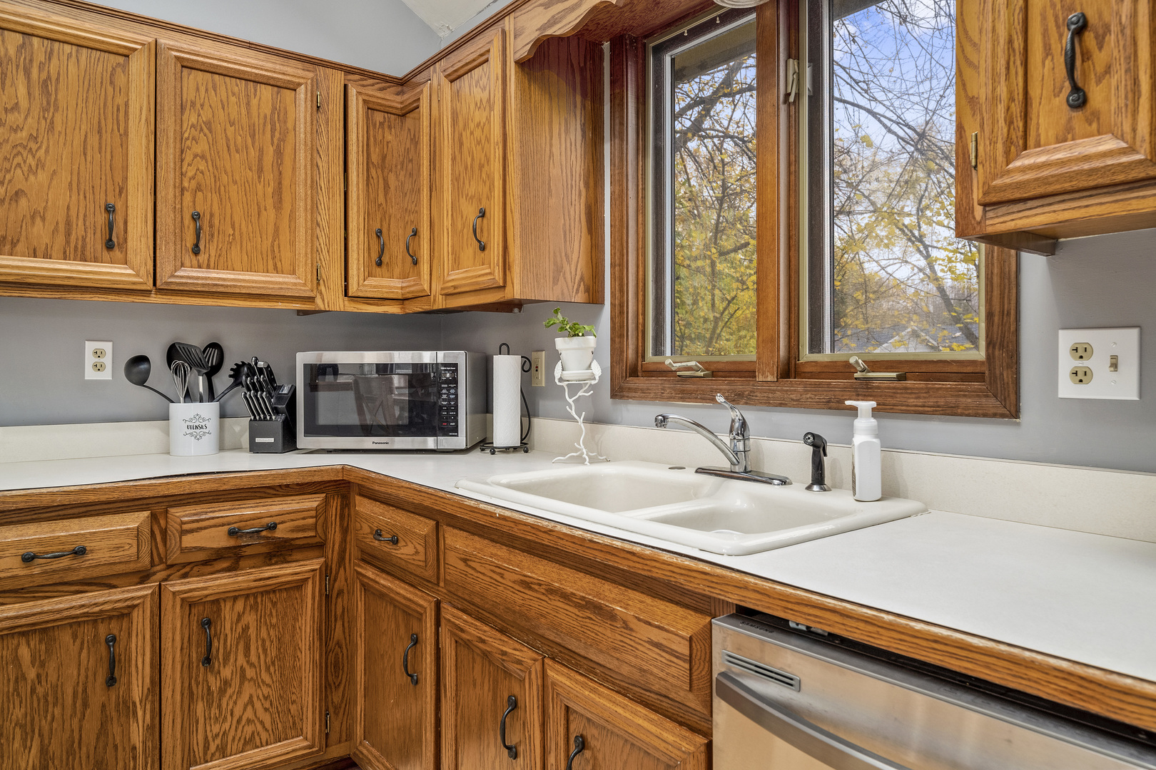 111 East Schmidt Road Braidwood, IL 60408 - Photo 9 of 23 a kitchen with stainless steel appliances granite countertop a sink and a cabinets