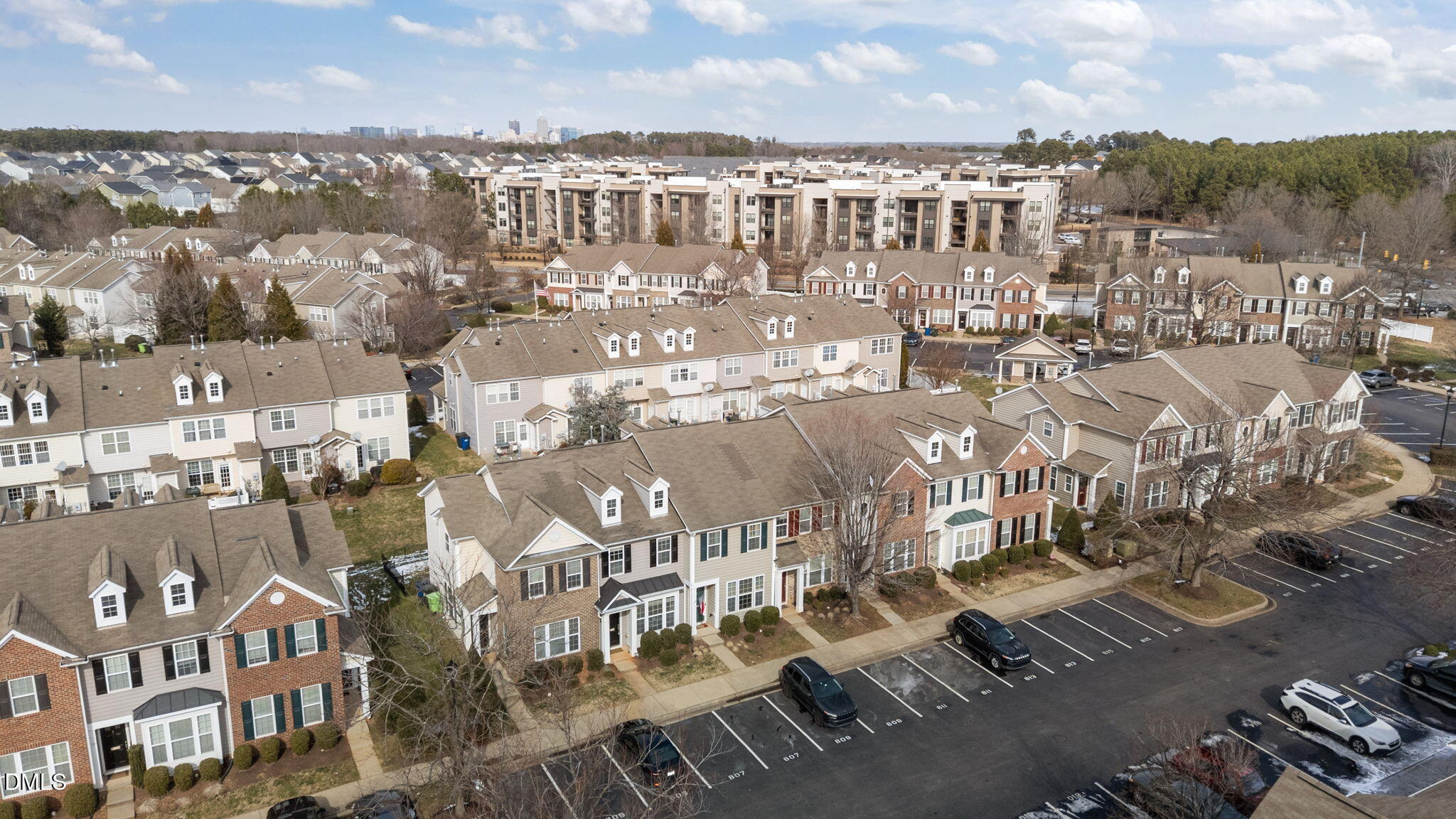 807 Cupola Drive Raleigh, NC 27603 - Photo 29 of 34 Aerial view to downtown Raleigh