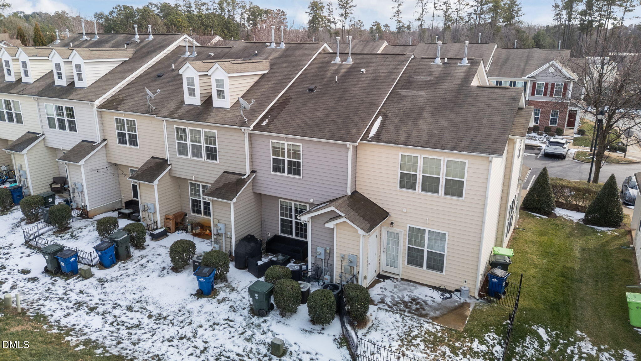 807 Cupola Drive Raleigh, NC 27603 - Photo 31 of 34 Rear view patio area and closet