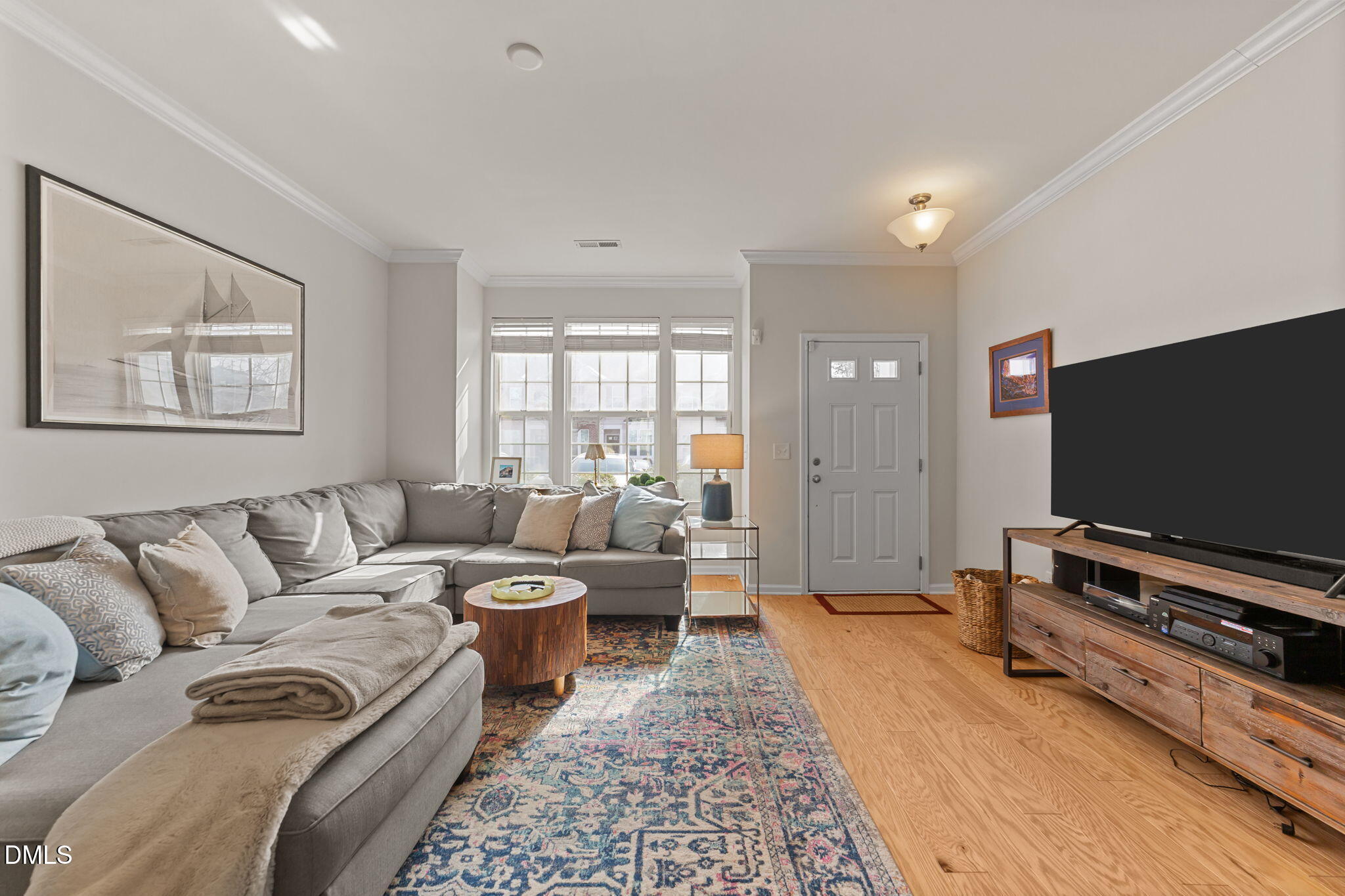 807 Cupola Drive Raleigh, NC 27603 - Photo 3 of 34 Spacious living room. LVP flooring