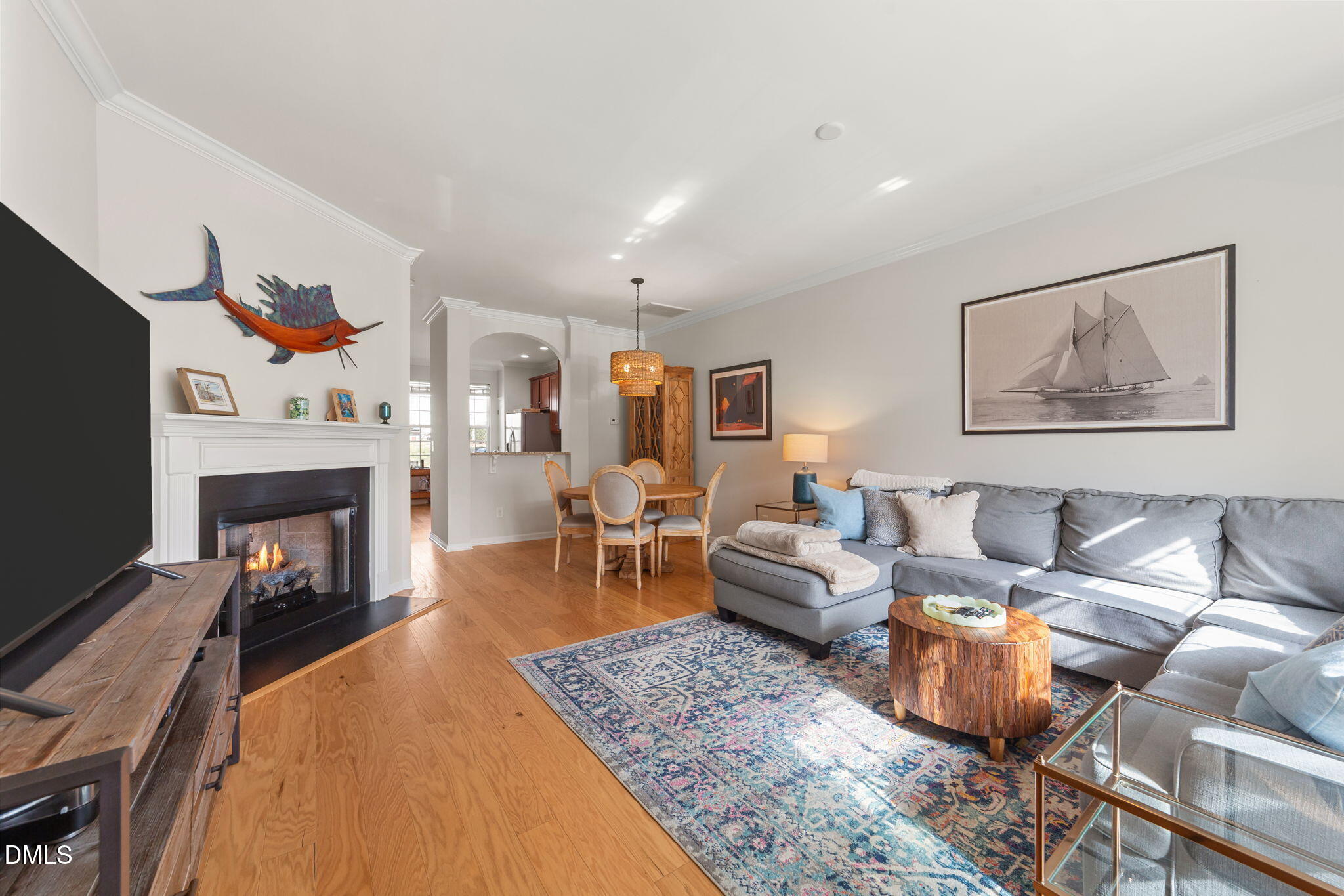 807 Cupola Drive Raleigh, NC 27603 - Photo 5 of 34 living room, dining area