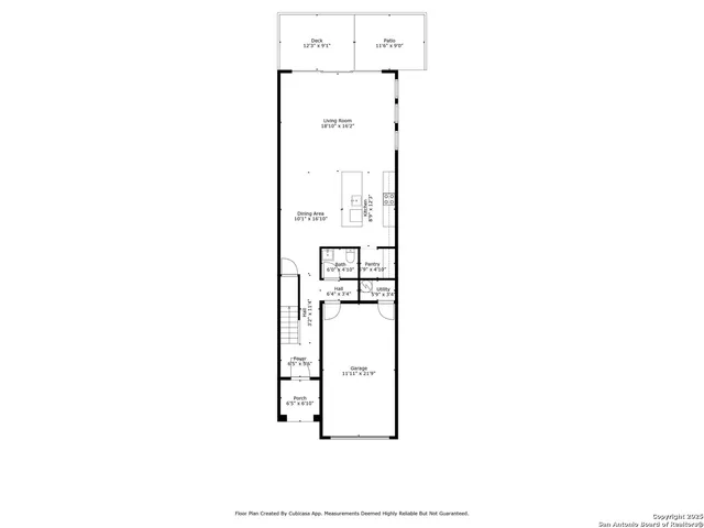 a picture of a bench in front of a window