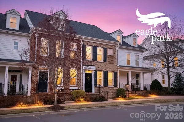 a front view of a building