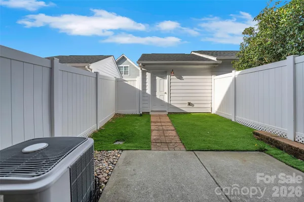 a backyard of a house