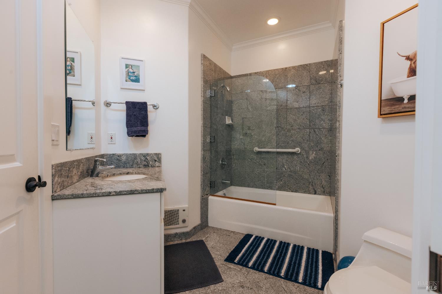 12801 Valley View Drive Ukiah, CA 95482 - Photo 14 of 22 a bathroom with a sink a toilet and shower