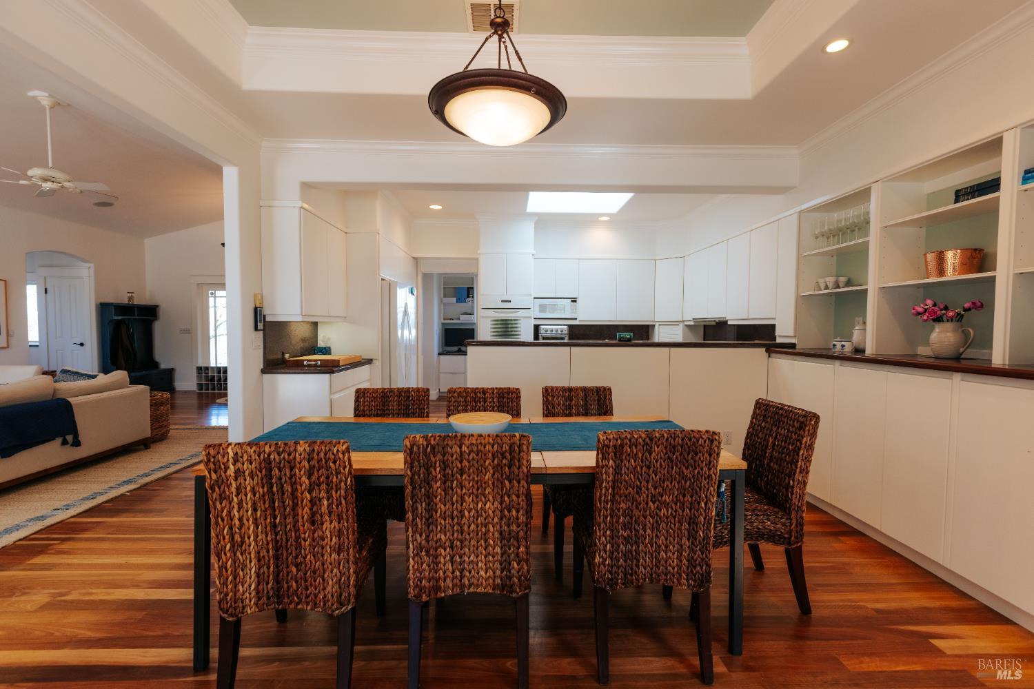 12801 Valley View Drive Ukiah, CA 95482 - Photo 20 of 22 a view of a dining room with furniture and wooden floor