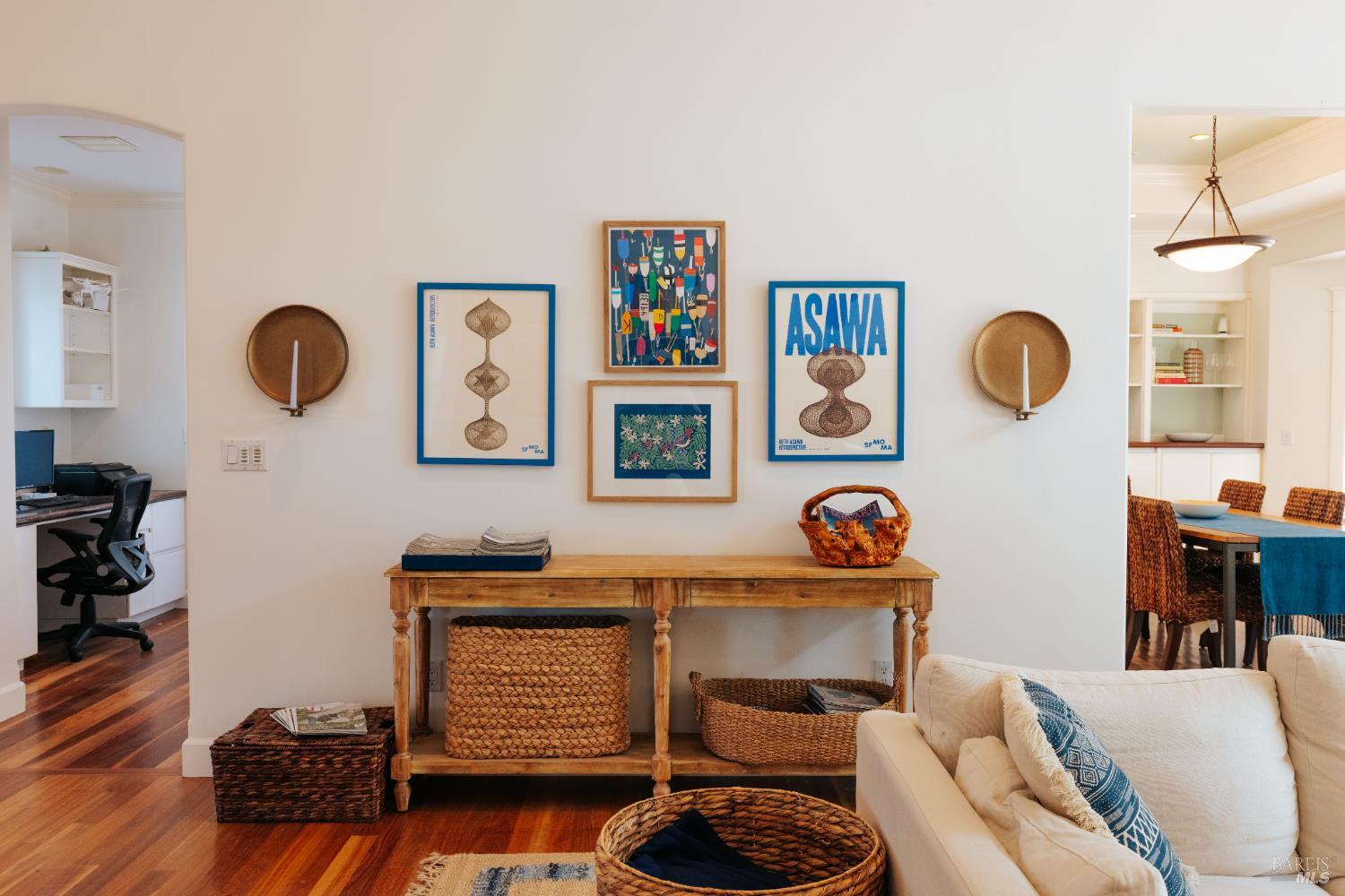 12801 Valley View Drive Ukiah, CA 95482 - Photo 7 of 22 a living room with furniture and paintings on the wall