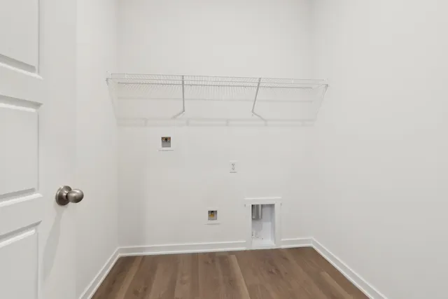 a bathroom with a double vanity sink and mirror