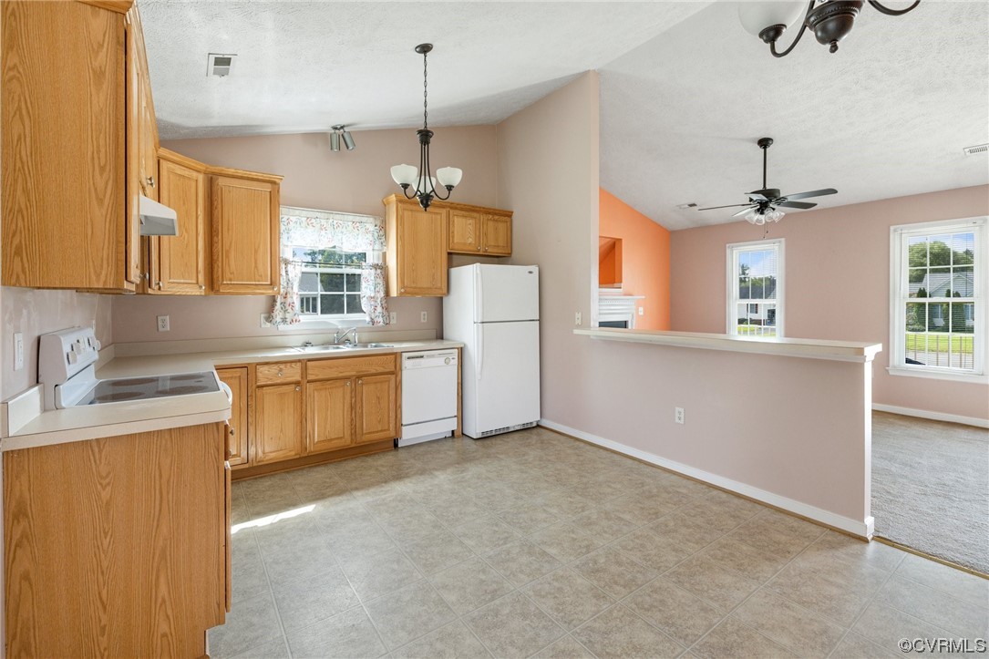 122 Pollard Place Aylett, VA 23009 - Photo 9 of 24 a view of a kitchen with a sink cabinets and window