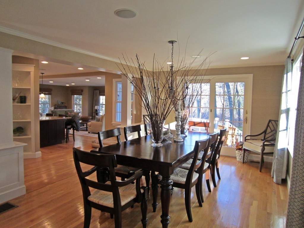 28 Fuller Brook Road Wellesley, MA 02482 - Photo 5 of 28 a view of a dining room with furniture window and wooden floor