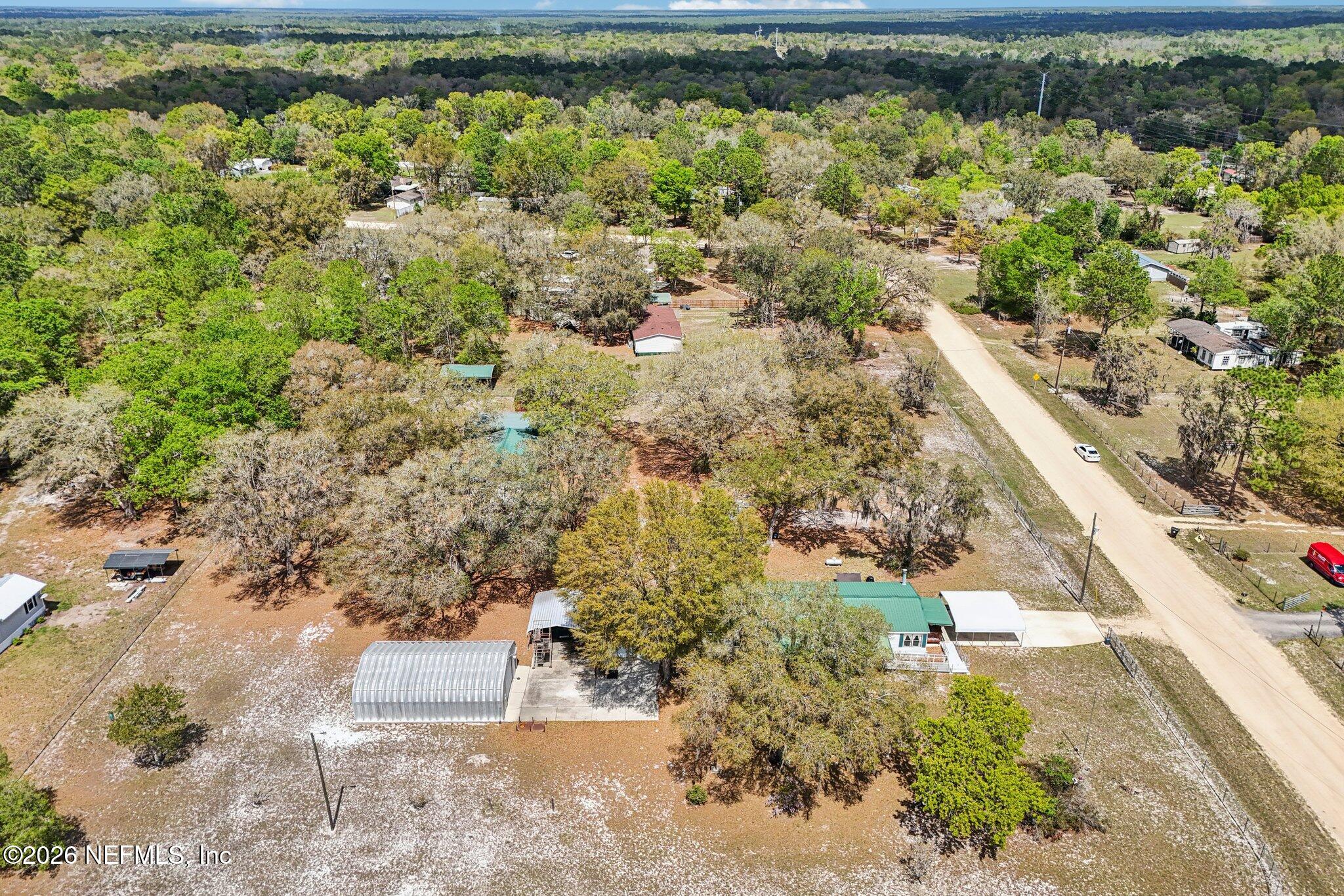 128 Sesame Street Middleburg, FL 32068 - Photo 10 of 66 Aerial- Large Private Lot- Over 2 Acres