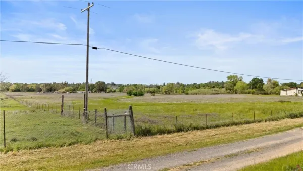 a view of a lake from a yard