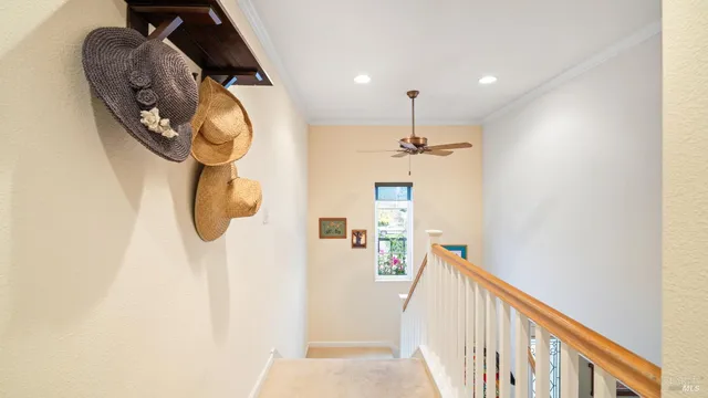 a view of a livingroom with a furniture and entryway