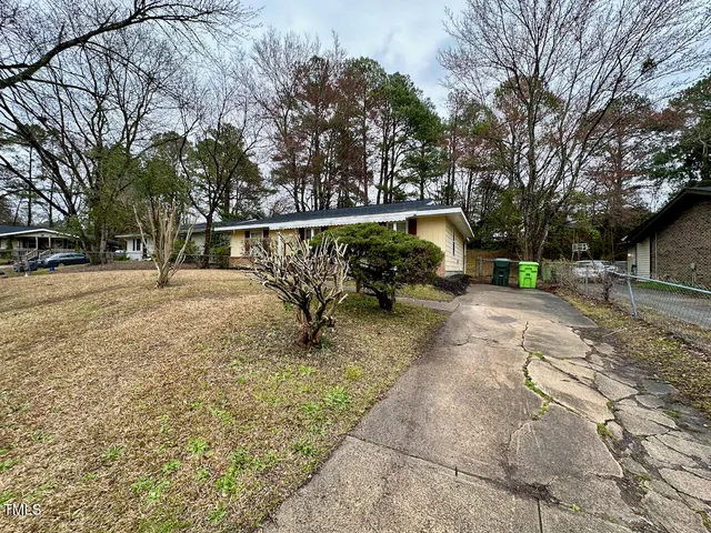 a view of street with trees
