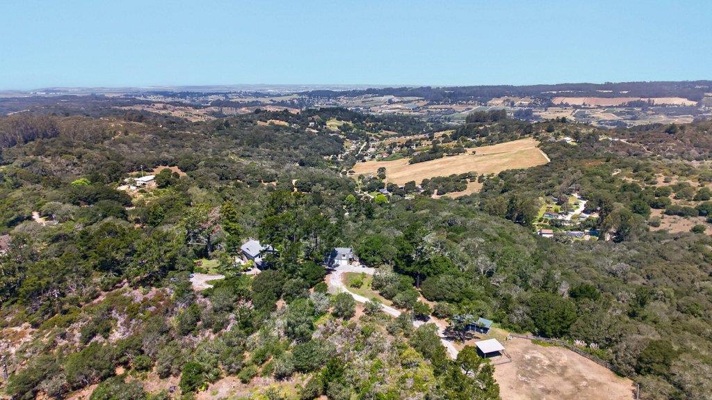 505 Hidden Valley Road Watsonville, CA 95076 - Photo 66 of 72 an aerial view of mountain with residential house and green space