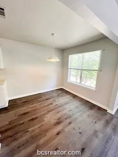 view of a room with door