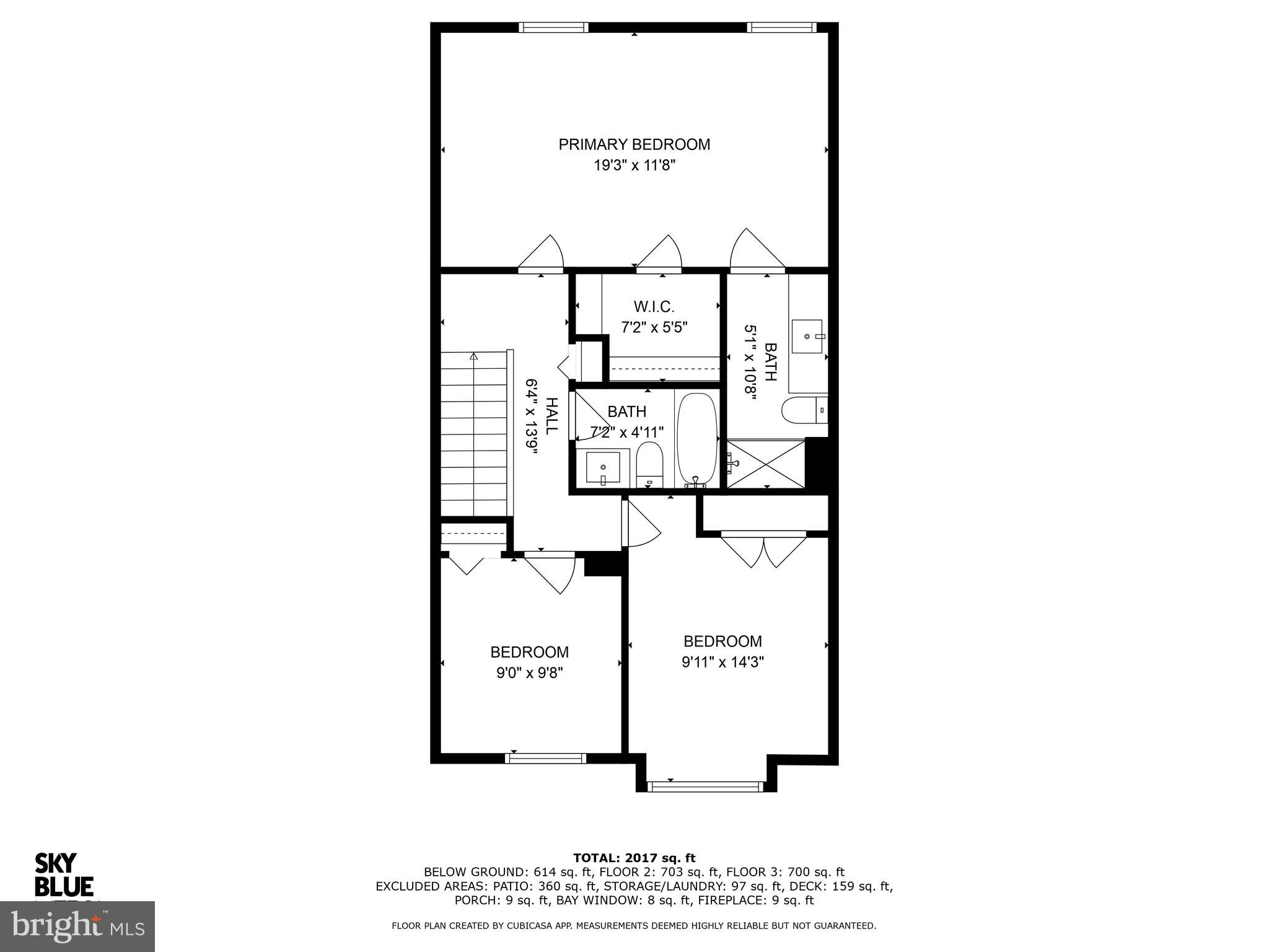2374 Generation Drive Reston, VA 20191 - Photo 70 of 73 Upper-level Floorplan