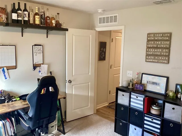 a view of empty room